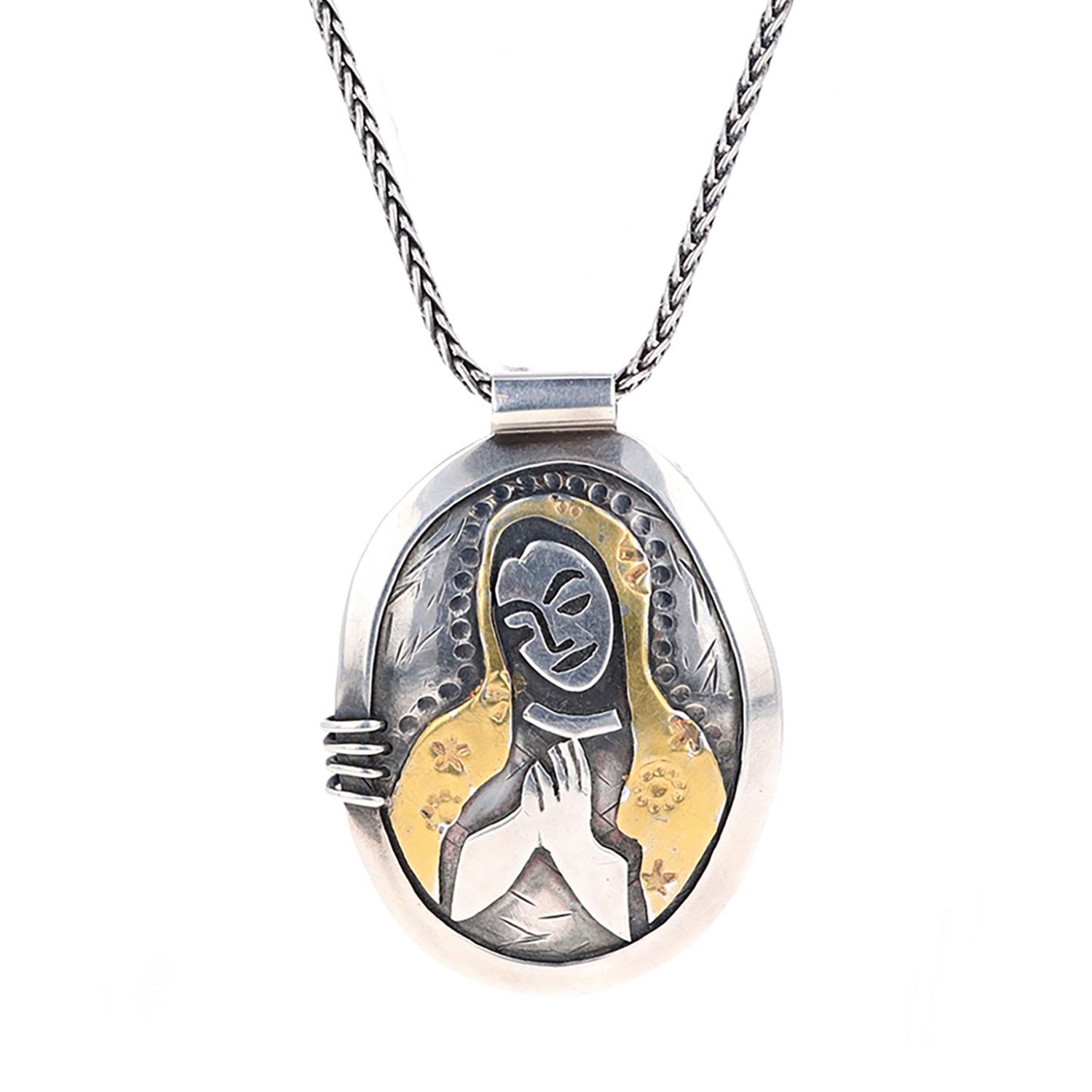 10K, 14K or 18K Gold Our Lady Guadalupe Pendant – Jewels Obsession